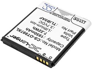 Batéria pre Alcatel One Touch 997, X Pop, TCL S710, S800 a ďalšie, 1950 mAh, Li-Ion