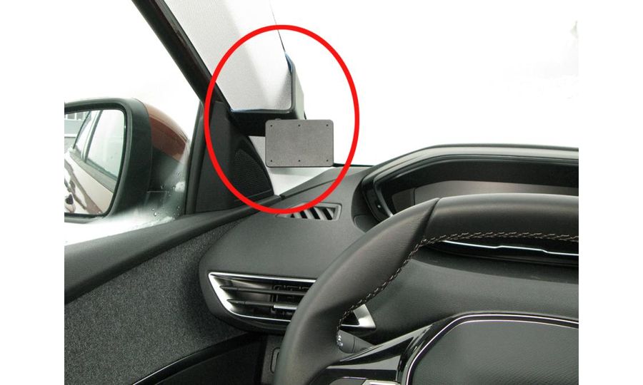 Brodit Montážny držiak ProClip pre Peugeot 3008 17-24/Peugeot 5008 SUV 18-24, vľavo na stĺpik
