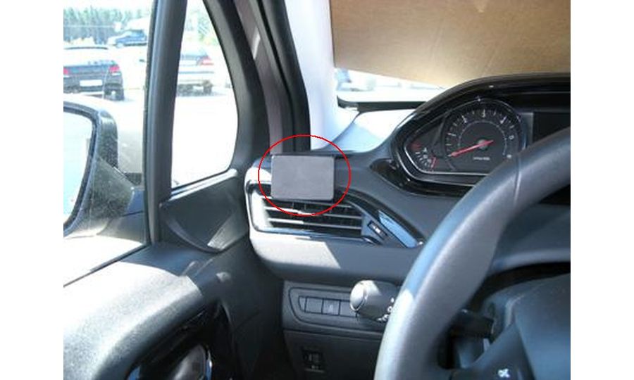 Brodit ProClip montážna konzola pre Peugeot 208/Peugeot 2008 12-19, vľavo nad mriežku