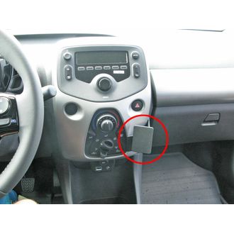 Brodit ProClip pre Citroen C1/Peugeot 108/Toyota AYGO 14-21 (bez klimatizácie), na stred