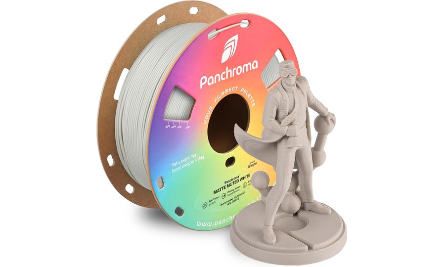 Polymaker Panchroma PLA Matná tlmená biela