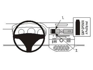 Brodit ProClip montážna konzola pre Suzuki Swift 05-10, na stred vľavo
