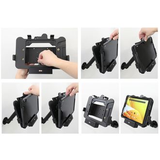 Držiak Brodit pre Zebra ET401 10" v puzdre Rugged Boot / Exoskeleton, bez nabíjania