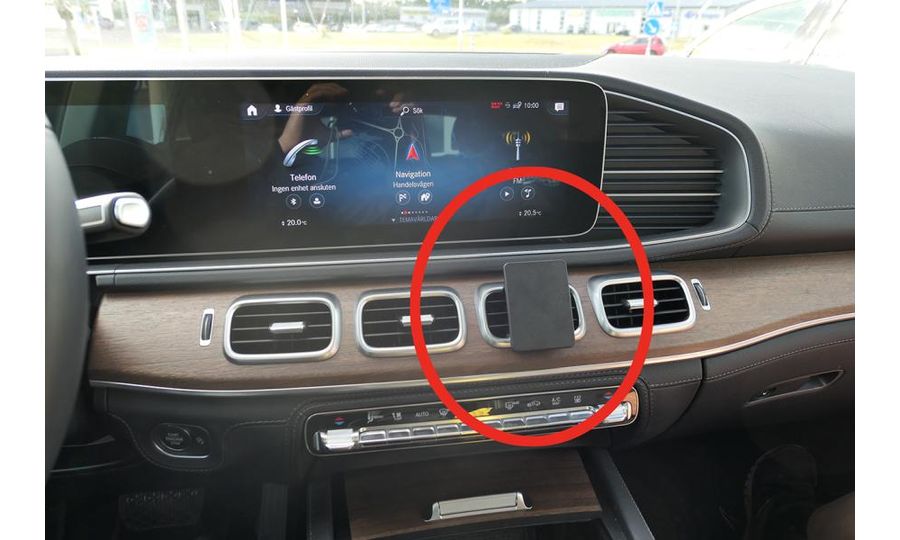 Brodit Montážny držiak ProClip pre Mercedes Benz GLE-Class 19-24/GLS-Class 20-24, pre stred