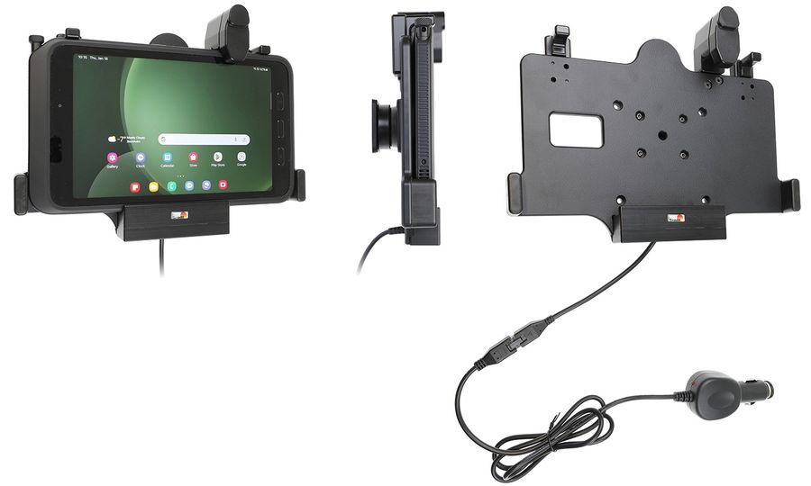 Držiak Brodit pre Samsung Galaxy Tab Active 5 SM-X300/SM-X306B, zabezpečenie, nabíjanie z CL