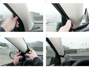 Brodit Montážny držiak ProClip pre Mercedes Benz GLE/GLS 20-24, vľavo na stĺpiku
