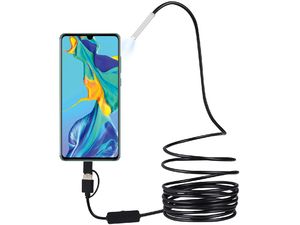 Inskam 107 USB-C/MicroUSB/USB endoskop 3,9 mm, 720p, pevná dĺžka kábla 5 m