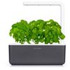 Click and Grow Smart Garden 3 smart plantážnik + 3ks kapsúl so semienkami bazalky, sivá