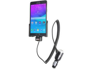 Brodit držiak do auta na Samsung Galaxy Note 4 bez puzdra, s nabíjaním z cig. zapaľovača