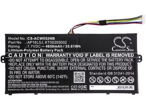 Batéria pre Acer Swift 5, Acer Travelmate X5, Acer Spin 1 (napr. Acer AP16L5J), 4650 mAh