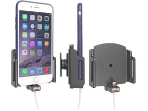 Brodit držiak pre Apple iPhone 11/Xs/Xs Max/XR/X/8 Plus v puzdre, priechodka pre orig. Kábel Lightning