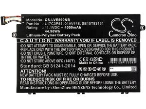 Batéria pre Lenovo Thinkpad E14/E15/E480/E580/E590, 4050 mAh, Li-Pol