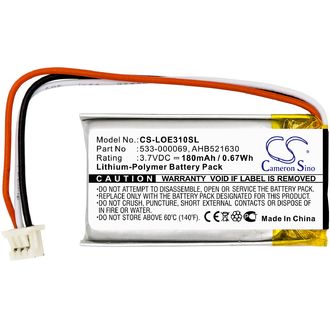 Batéria pre bezdrôtové slúchadlá H600, Mx Vertical a iné, 180 mAh, Li-pol