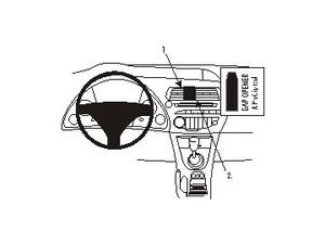 Brodit ProClip montážna konzola pre Honda Civic 06-11, na stred vľavo
