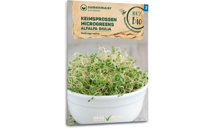 Gusta Garden microgreens Alfalfa 