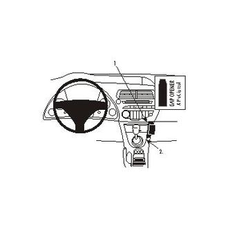 Brodit ProClip montážna konzola pre Honda Civic 06-11, na stred vpravo