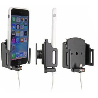 Brodit držiak pre Apple iPhone SE 2020/Xs/X/8/7/6S v puzdre, s priechodkou pre USB-Lightning kábel