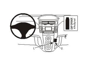 Brodit ProClip montážna konzola pre Toyota Yaris 06-11, na stred vpravo